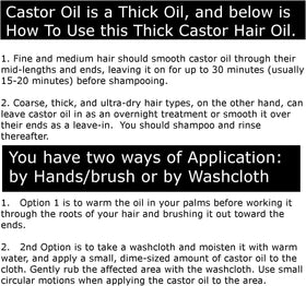 Essentially KateS castor oil is ready for hair and skin application.