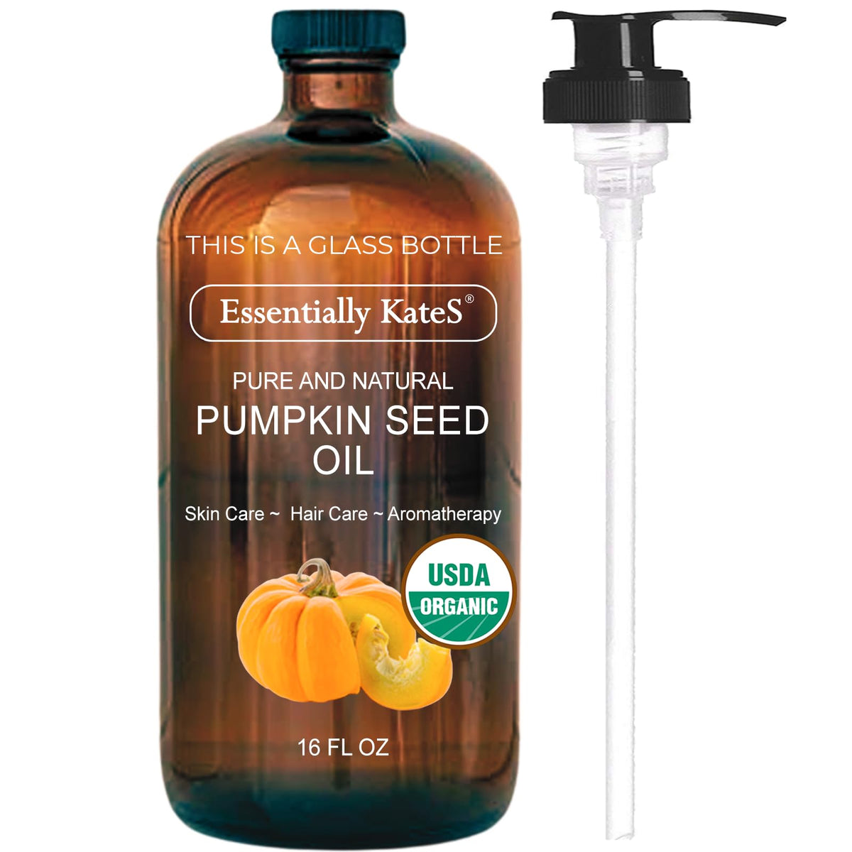 Essentially KateS pumpkin-seed-oil-bottle highlights pure moisture for skin and hair