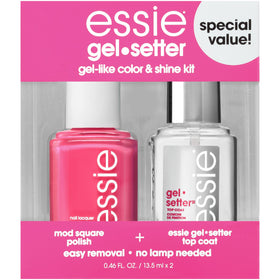 essie Gel Couture hot pink nail polish bottle with vibrant color for lasting wear