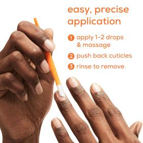 Essie ready. prep. go apricot oil aloe glycerin blend nourishes skin around nails