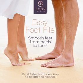 Essy foot care exfoliator close-up for micro-smoothing results