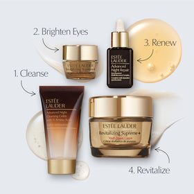 Estée Lauder Advanced Night Cleansing Gelee close-up: gentle cleanse preserves moisture barrier.