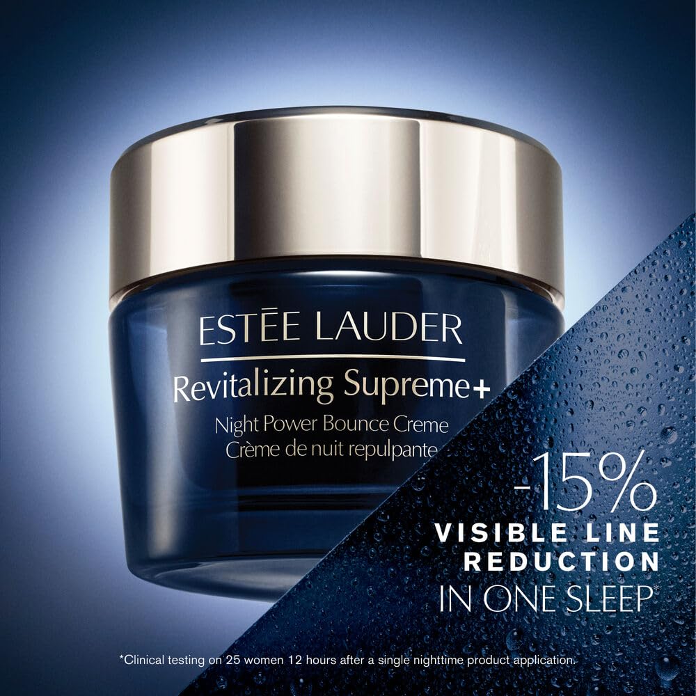 Estée Lauder cream melting on fingertip to show easy glide and nighttime nourishment benefit
