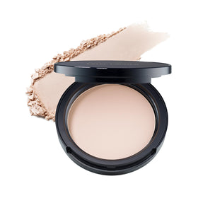 Estée Lauder Double Wear powder veil compact with puff for seamless oil-control application
