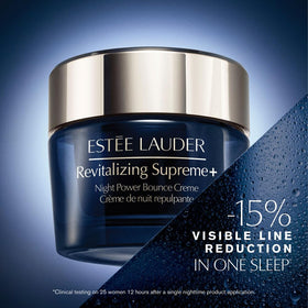Estée Lauder jar lid and label detail highlighting brand authenticity and ingredient clarity