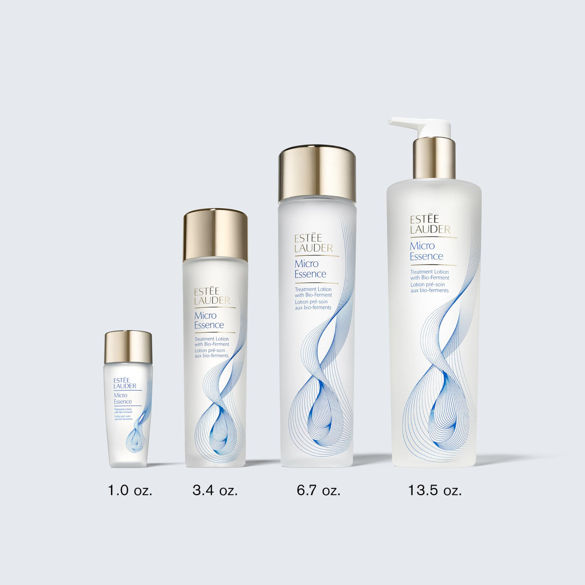 Estée Lauder Micro Essence application scene suggests quick hydration and smooth skin.