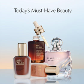 Estée Lauder Private Collection spray showcasing sandalwood and patchouli for lasting depth.