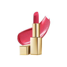 Estée Lauder Pure Color Hi-Lustre Starlit Pink close-up; precise sculpting for defined lips