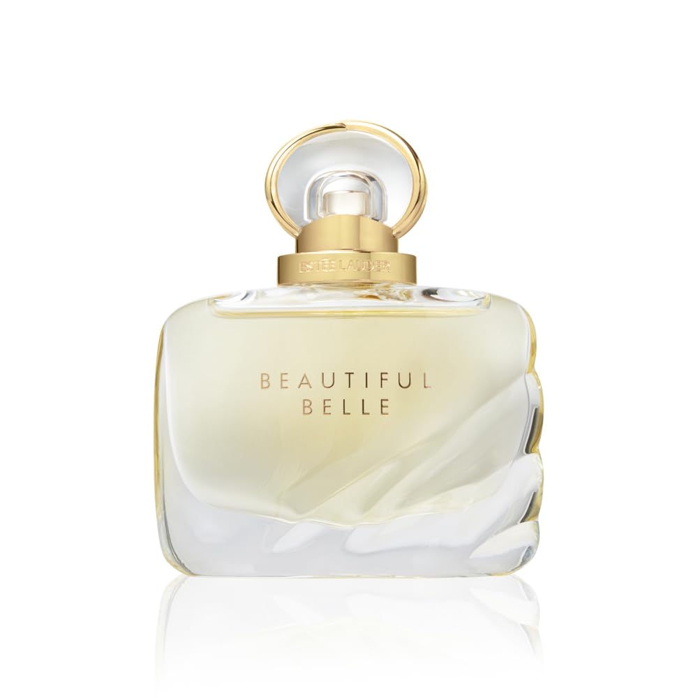 Estee Lauder Beautiful Belle bottle front view highlights elegant packaging and premium fragrance.