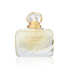 Estee Lauder Beautiful Belle bottle front view highlights elegant packaging and premium fragrance.