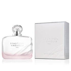 Estée Lauder Beautiful Magnolia L'Eau base hints at amber warmth and longevity.