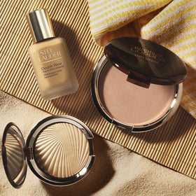 Estée Lauder Bronze Goddess collection poster inspires endless summer makeup looks
