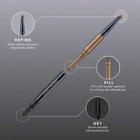 Estee Lauder Brow Multi-Tasker spooled brush grooms and sets brows