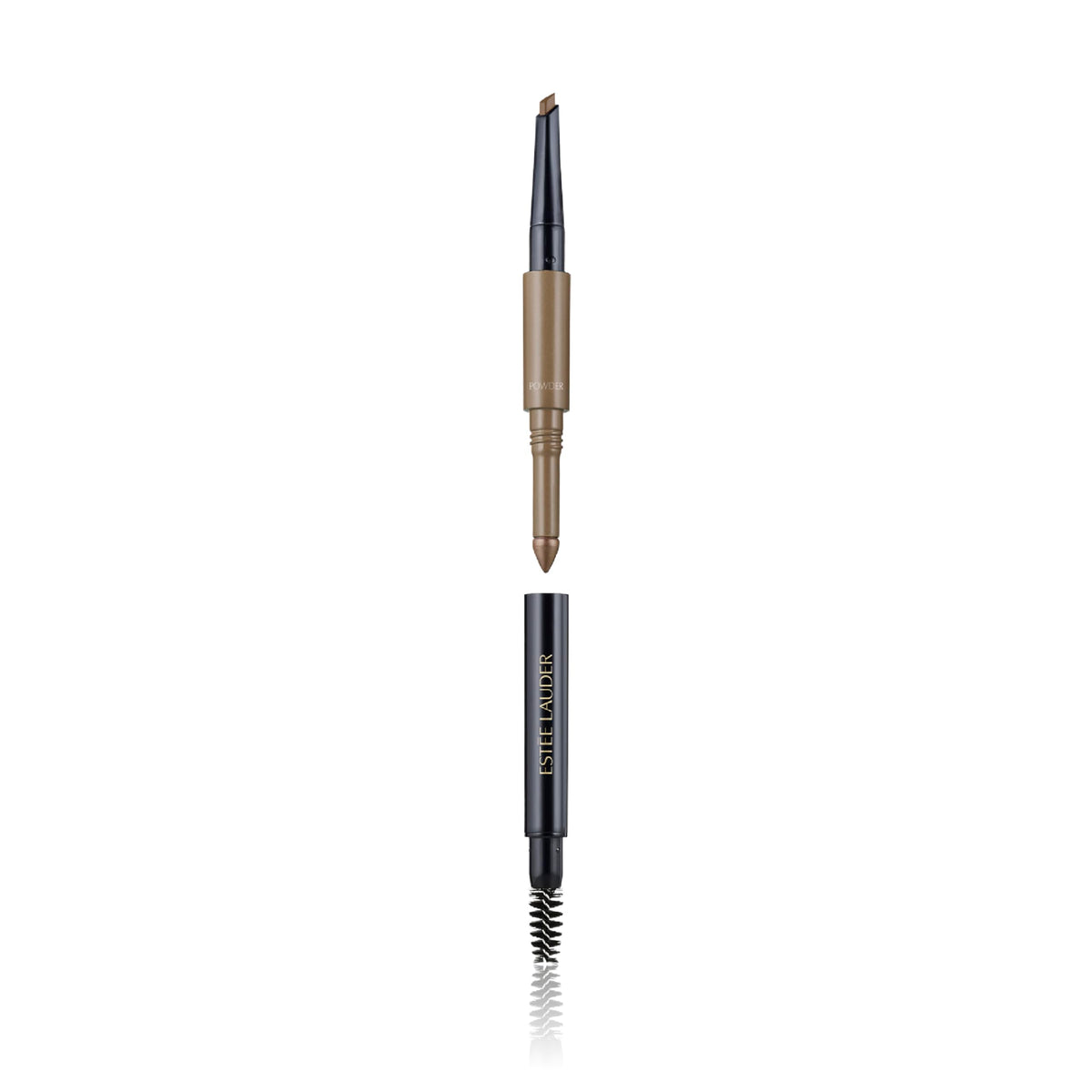 Estee Lauder Brow Multi-Tasker triangular tip pencil defines arches with precise strokes