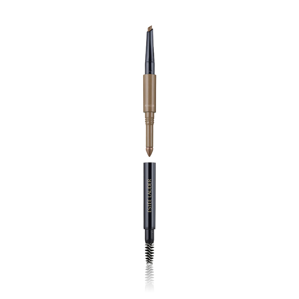 Estee Lauder Brow Multi-Tasker triangular tip pencil defines arches with precise strokes