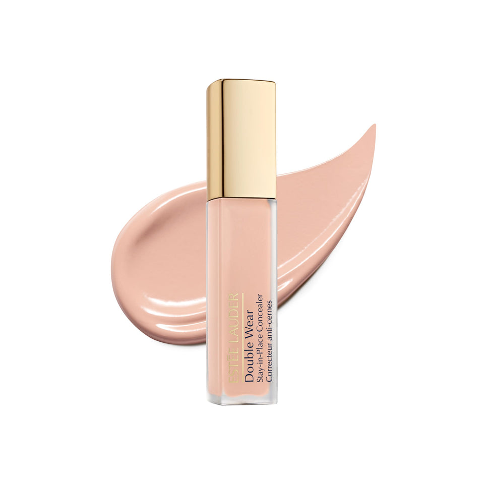 Estee Lauder Double Wear concealer wand in action for precise coverage and a soft matte finish.