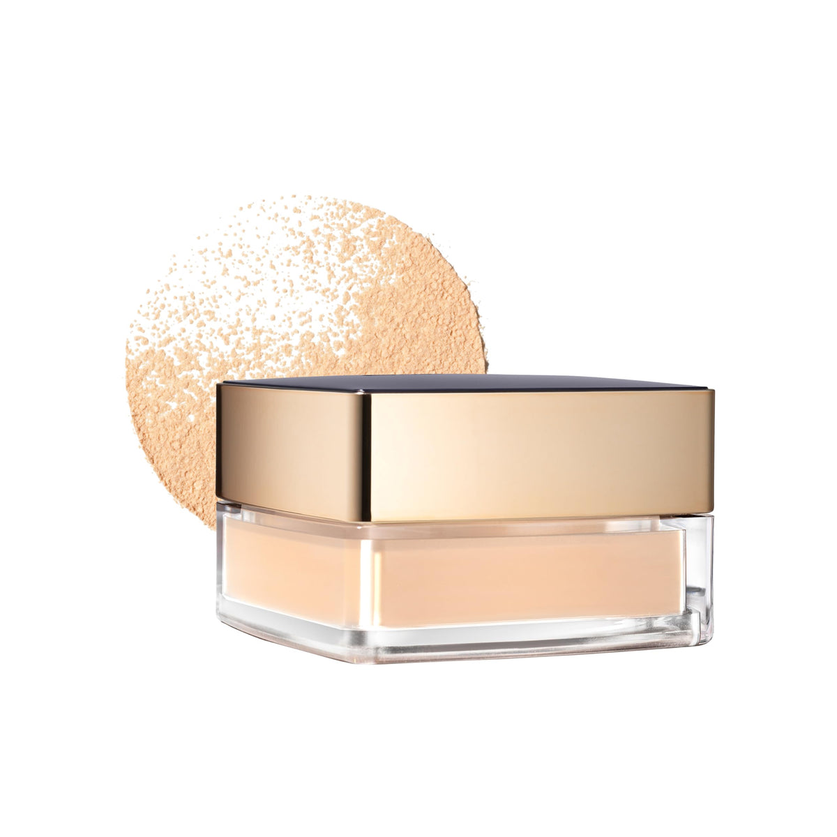 Estée Lauder Double Wear Sheer Flattery powder bottle close-up showing shine control