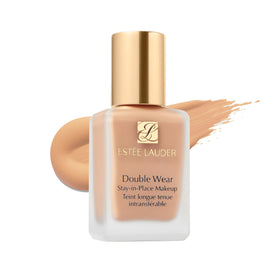 Estee Lauder Double Wear bottle with pump for all-day oil control.