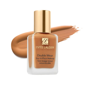 Estée Lauder Double Wear bottle with pump showing all-day oil control.