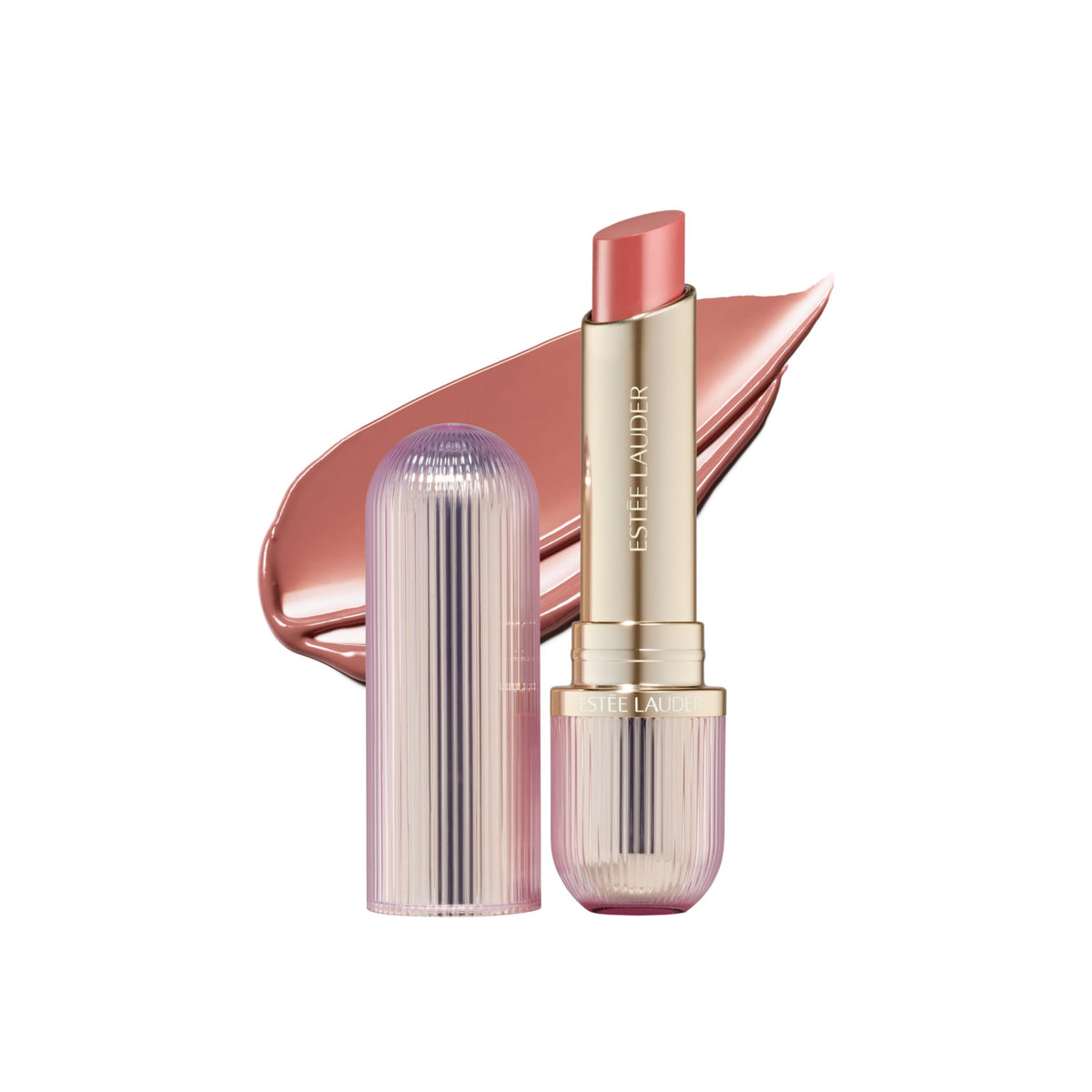 Estée Lauder Futurist HydraPlump lip balm packaging in Rosewood Rescue for deep hydration.