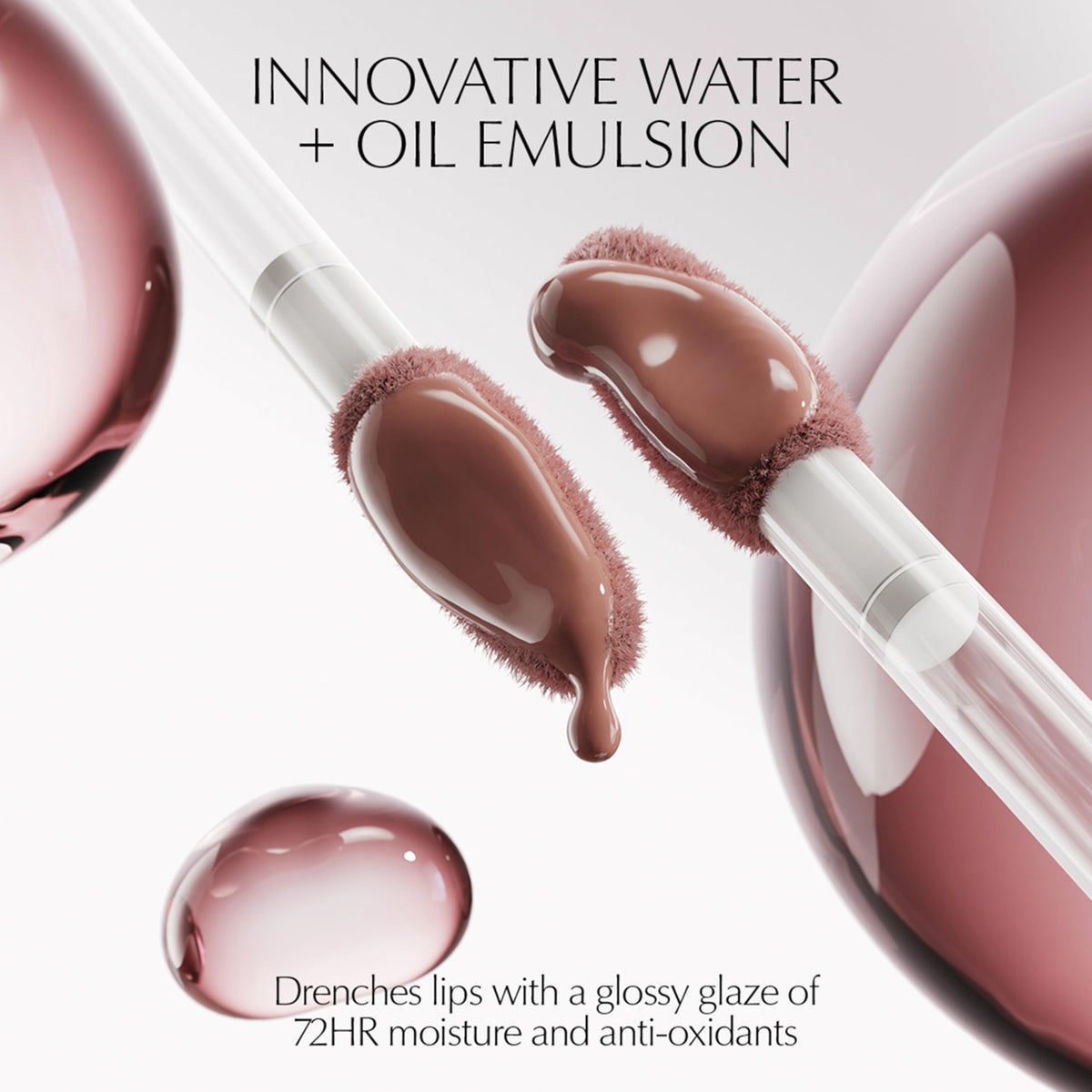 Estée Lauder Glossy Pout Lip Oil with vanilla pistachio scent enhances daily lip care.