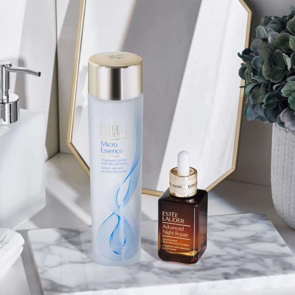 Estée Lauder Micro Essence application routine for daily skincare