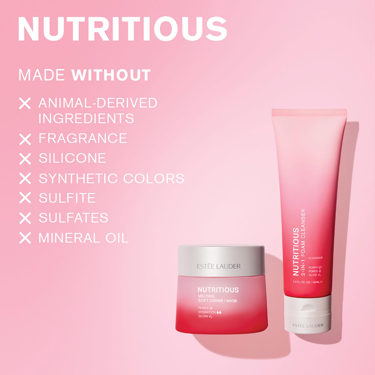 Eco-packaging of Nutritious emphasizing recycled content features.