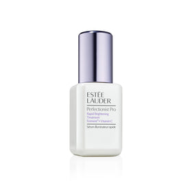 Estée Lauder Perfectionist Pro bottle featuring rapid brightening serum for radiant skin