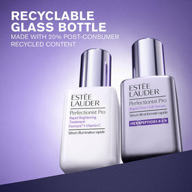 Close-up of Estée Lauder Perfectionist Pro skin texture improvement