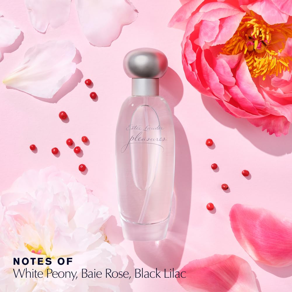 Estee Lauder Pleasures spray bottle ready for on-the-go refreshment