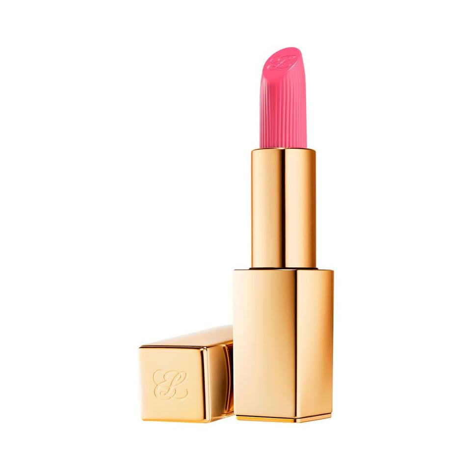 Estee Lauder Pure Color lipstick bullet closeup for precise lip sculpting