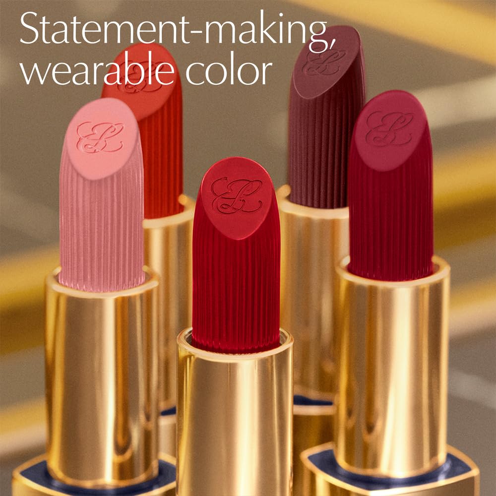 Estée Lauder Pure Color Cream Lipstick Intense Nude swatch on skin