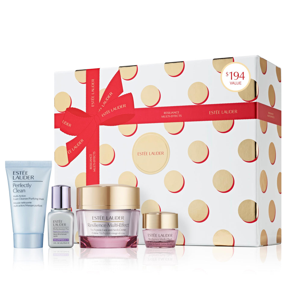 Estée Lauder Resilience Moisturizer jar with SPF 15 for hydration and glow.