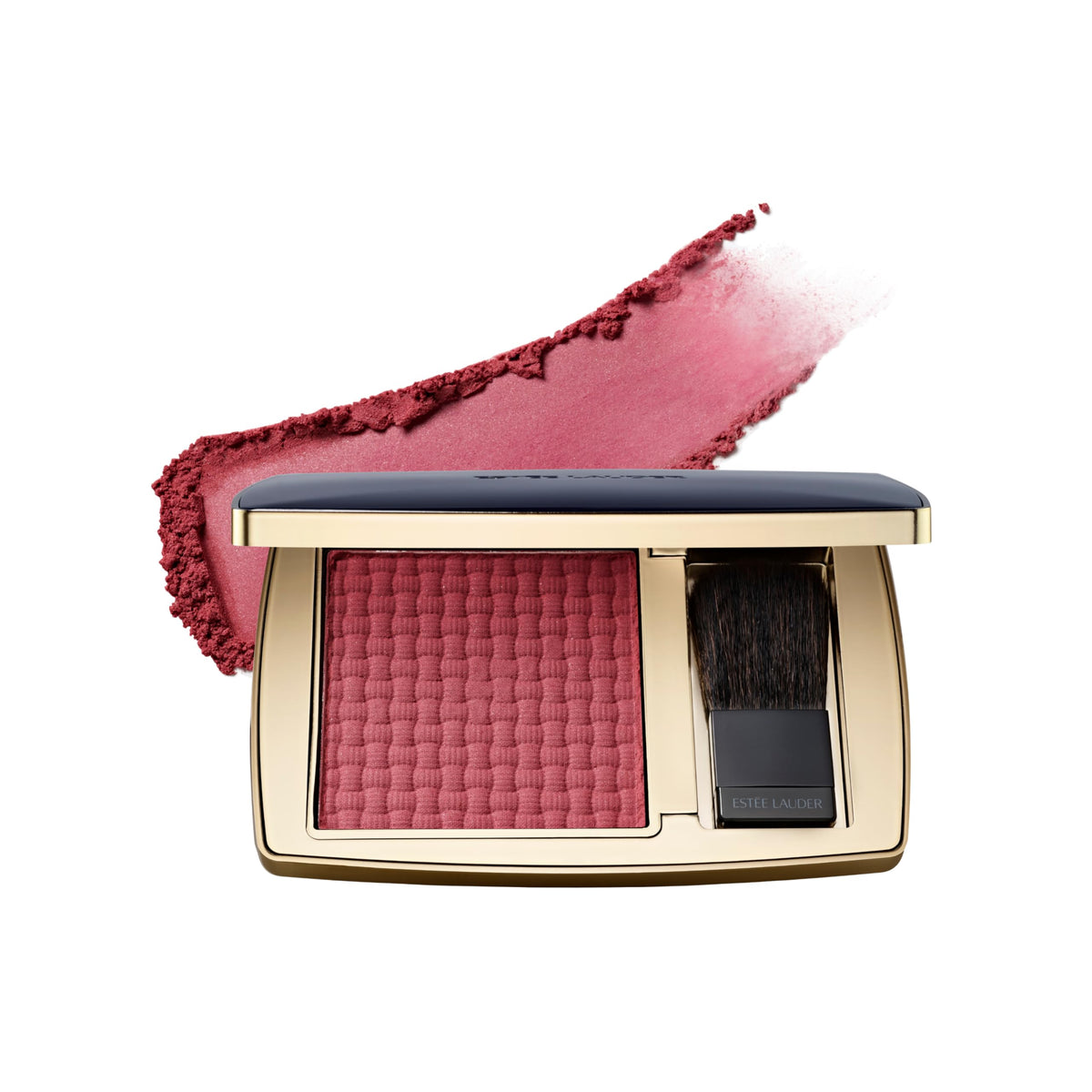 Estée Lauder The Sculpting Powder Blush Mauve Mystique compact open with dual shades for long wear.