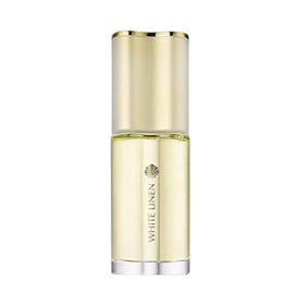 Estée Lauder White Linen bottle front, crisp floral profile for daily freshness.