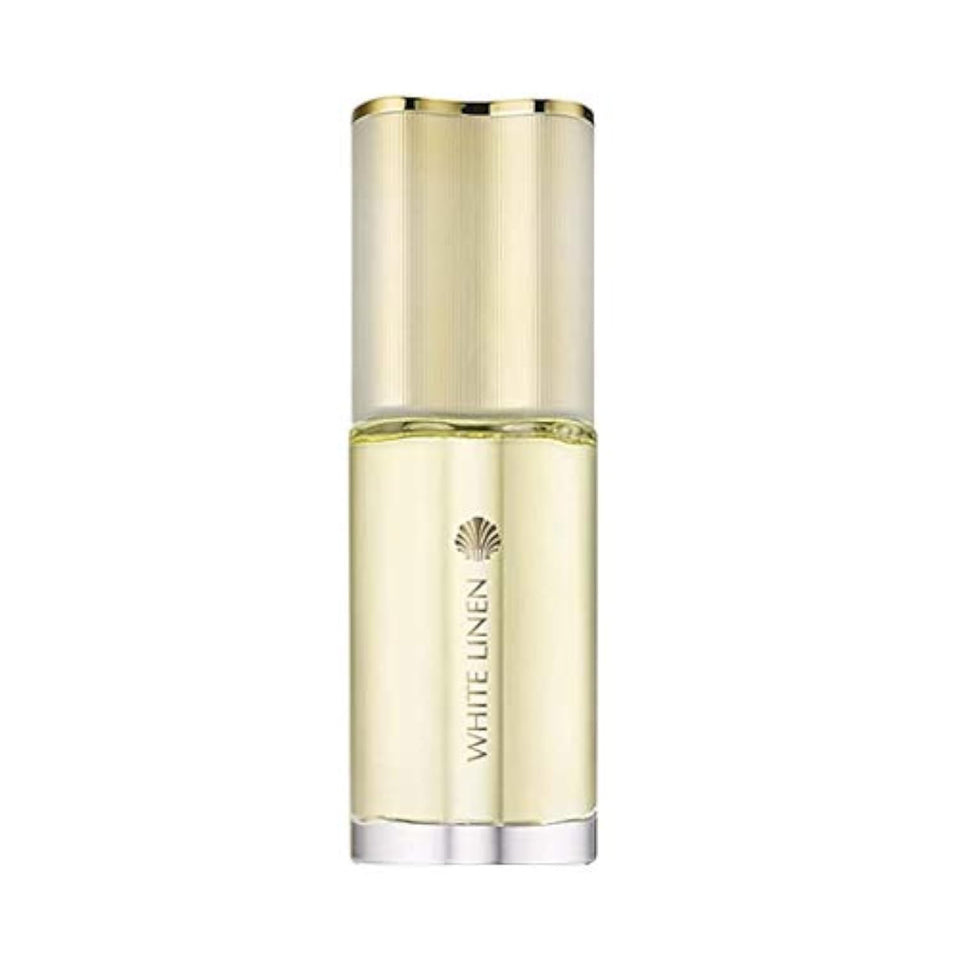 Estée Lauder White Linen bottle front, crisp floral profile for daily freshness.