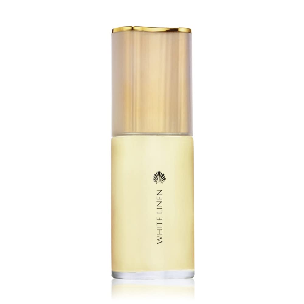Estée Lauder White Linen bottle pour, lasting fragrance for the workday.