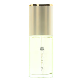 Estée Lauder White Linen floral notes visual, Bulgarian Rose and Violet elegance.