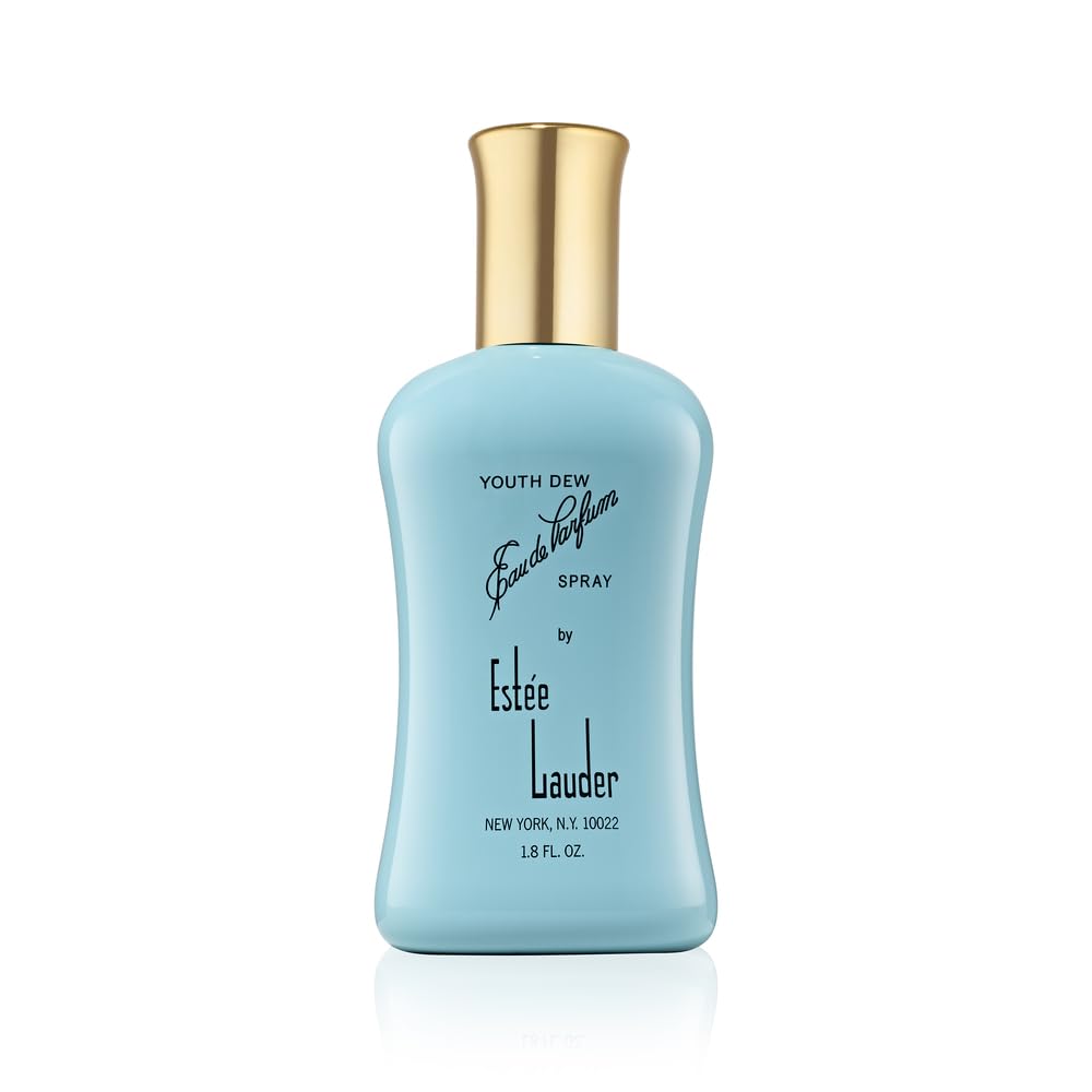 Estée Lauder Youth-Dew bottle front view for a timeless fragrance