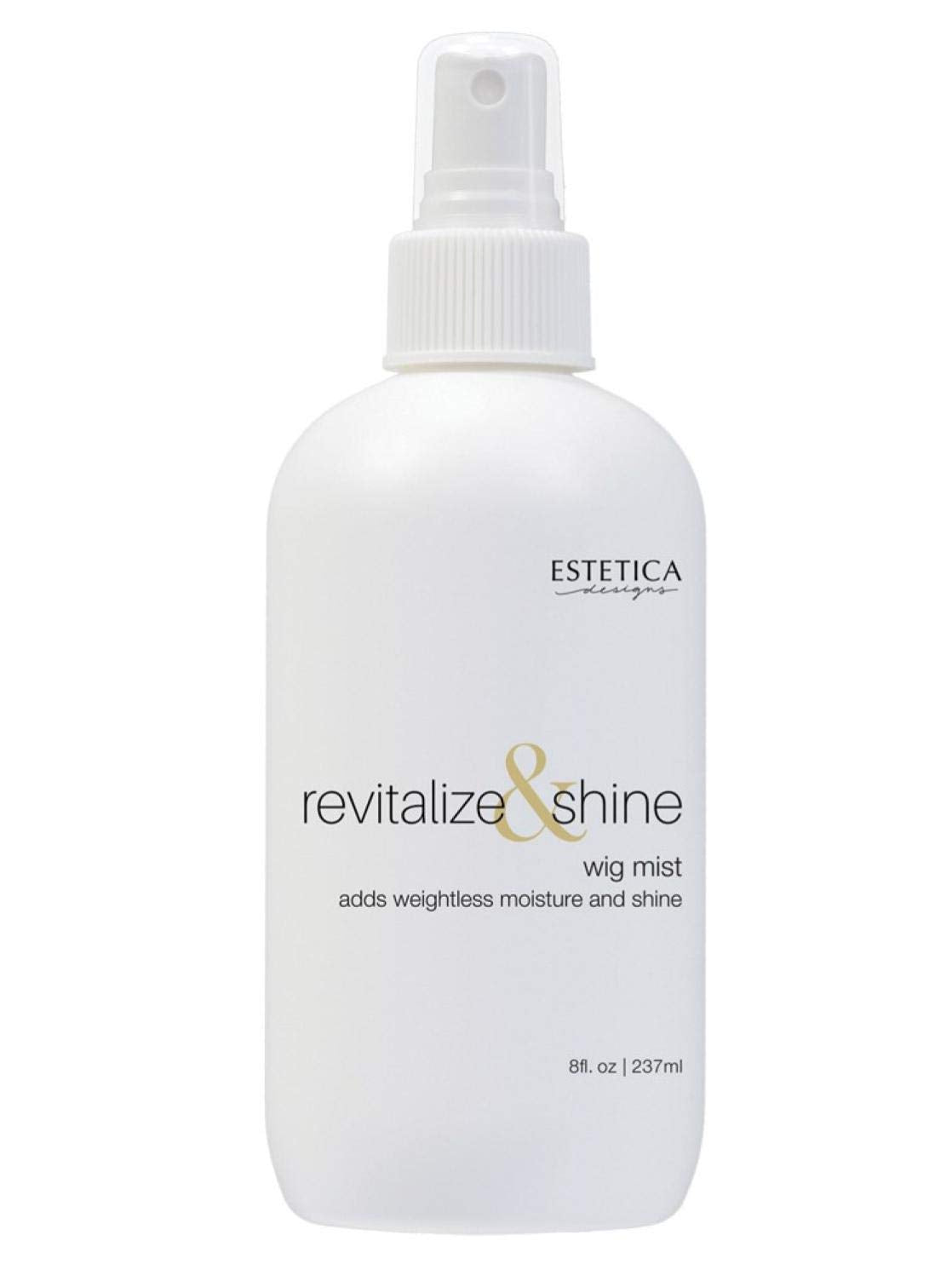 Estetica Designs Revitalize and Shine Wig Mist bottle for daily moisture and radiant shine