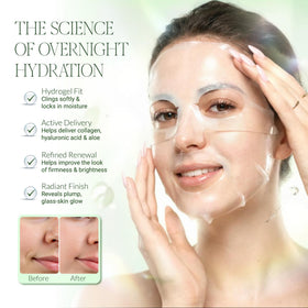 ESTHEBIEN Aloe vera hydrogel closeup shows soothing formula