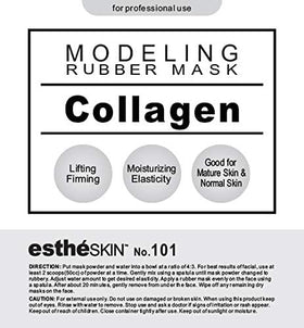 EstheSKIN No.101 rubbery mask layer forming during application for easy, mess-free removal.