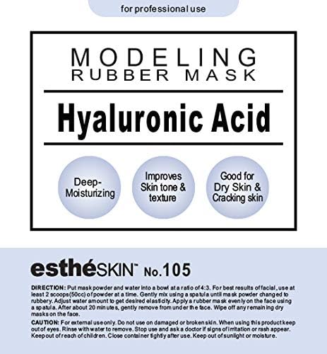 estheSKIN No.105 mask on face during spa treatment