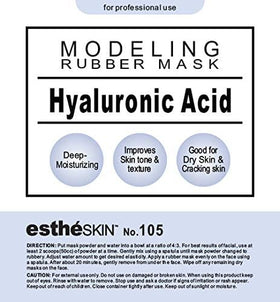 estheSKIN No.105 mask on face during spa treatment