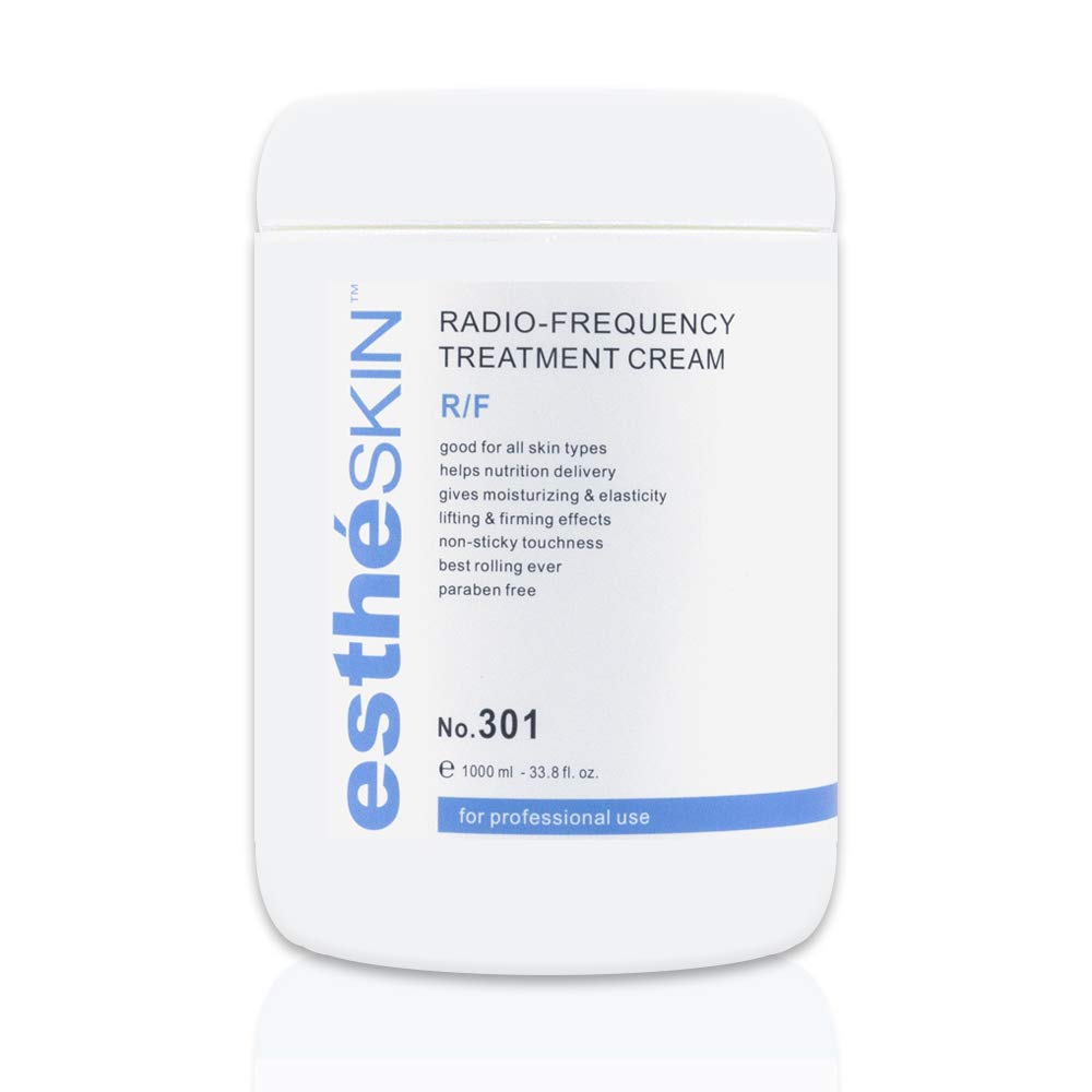 estheSKIN RF Cream bottle for professional treatments delivering rich hydration