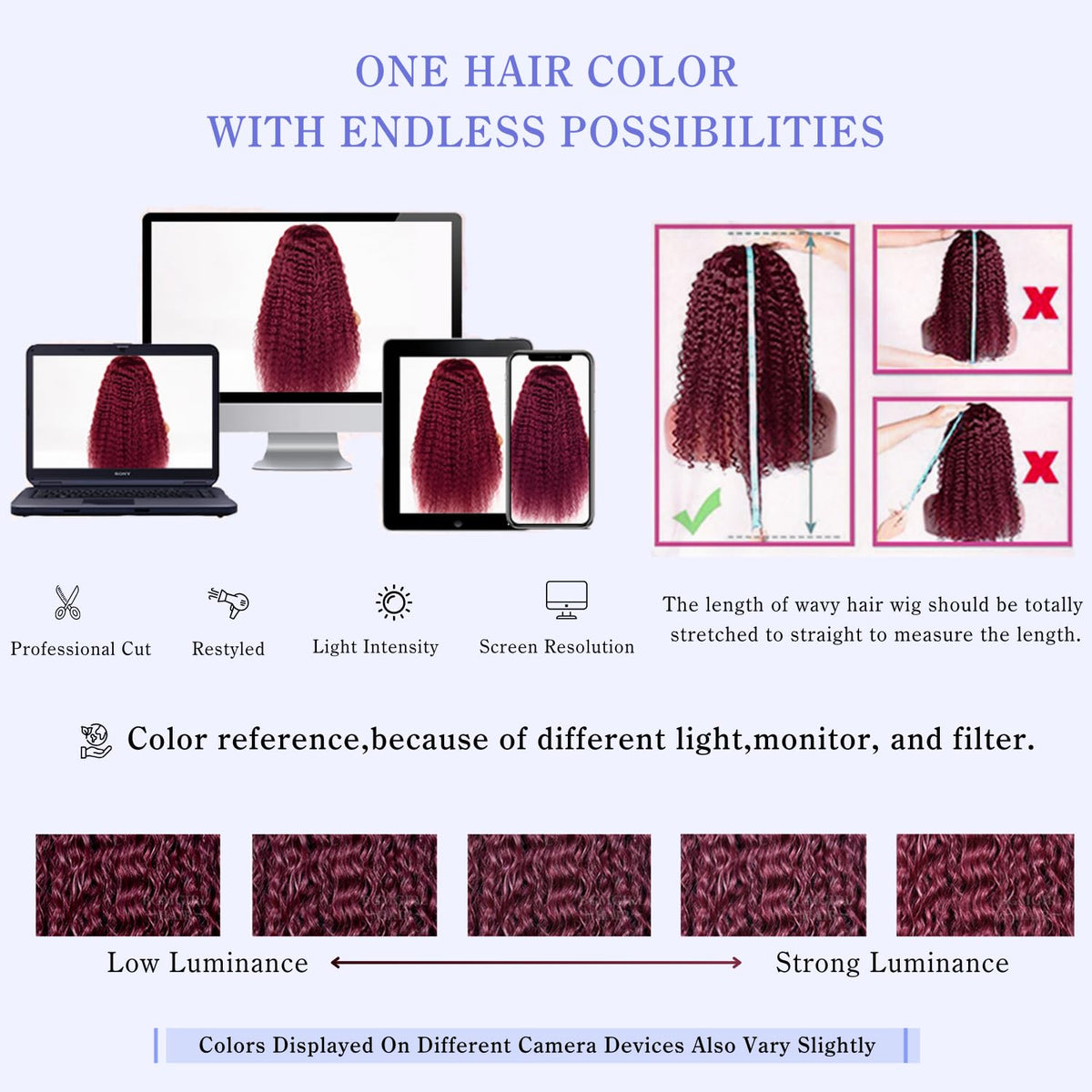 Estilar four-combs with adjustable strap for secure, adjustable wear.