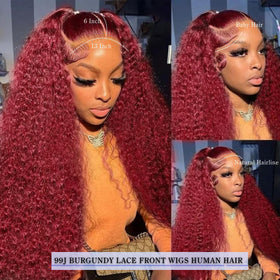 Estilar glueless wet and wavy wig for quick styling and removal.