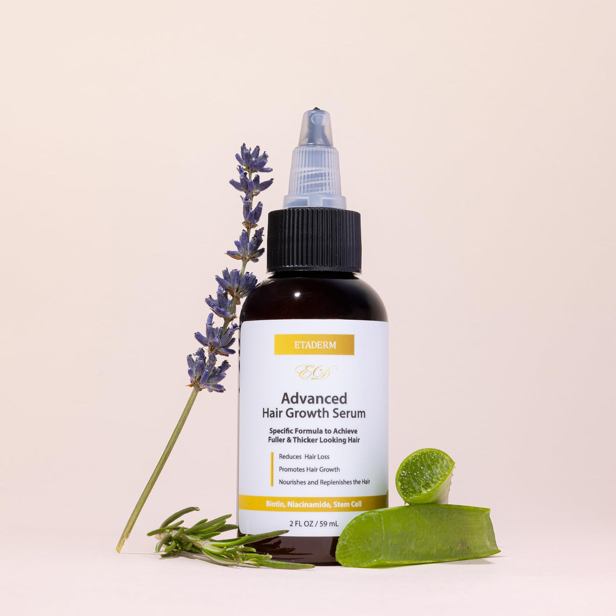 ETADERM peppermint-oil-aroma providing refreshing scent and scalp balance