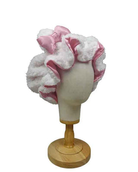 Etcial double-layer satin inside protects hair while sleeping.