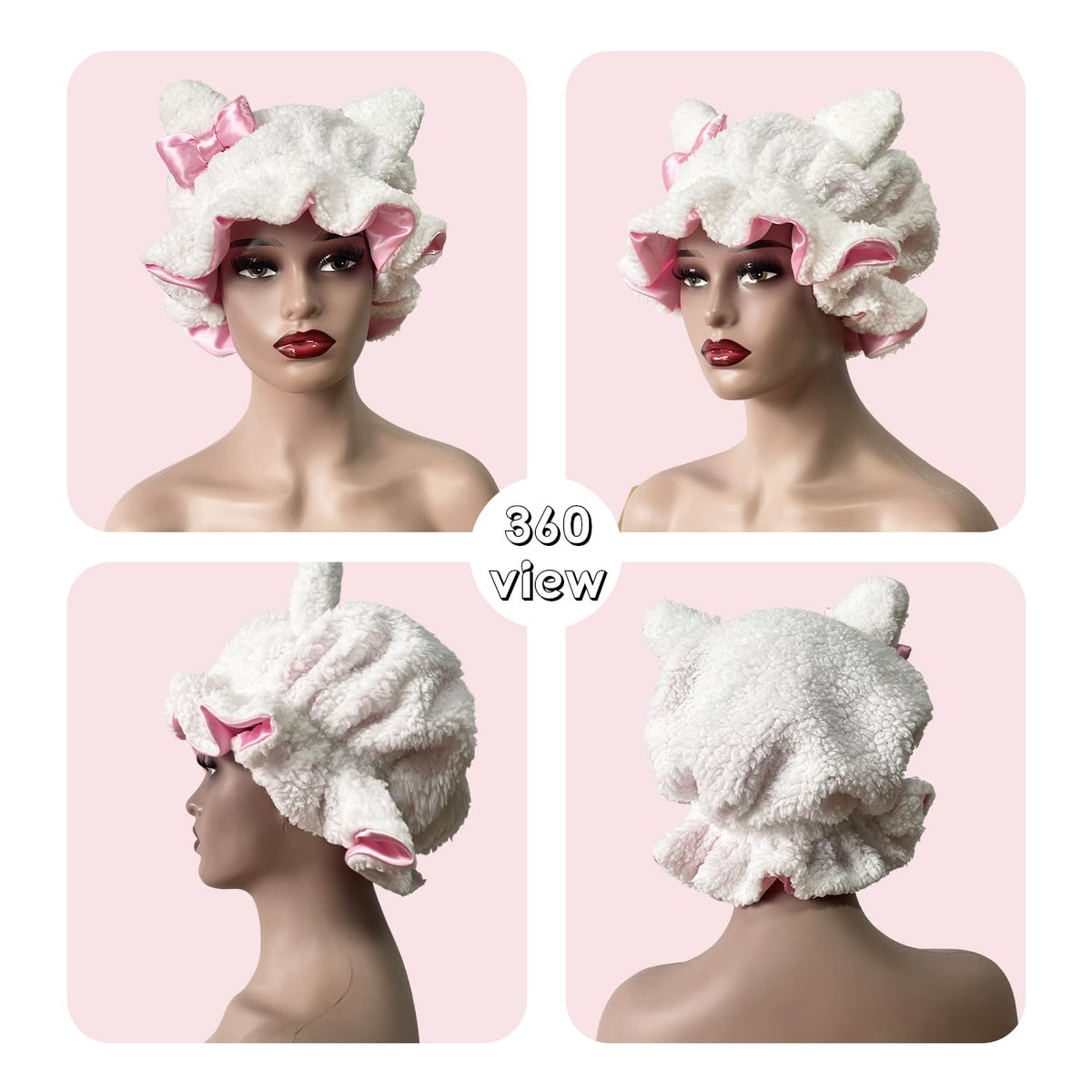 Etcial lightweight breathable night cap pink for everyday comfort.